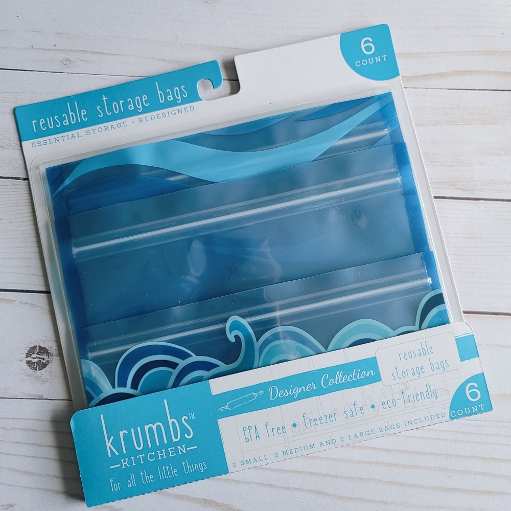 Reusable Storage Bags - Blue